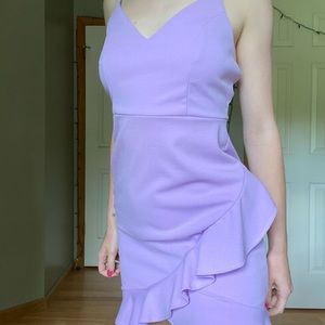 Lilac mini dress